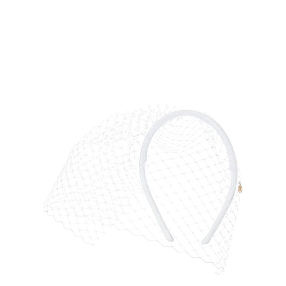 Maison Michel White Polyamide Women's Headband